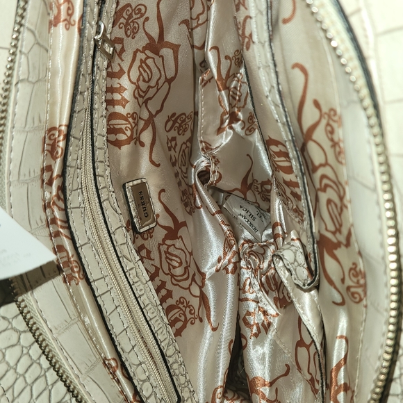 Guess Cream & Camel Patchwork Design Bag - Picture 14 of 14
